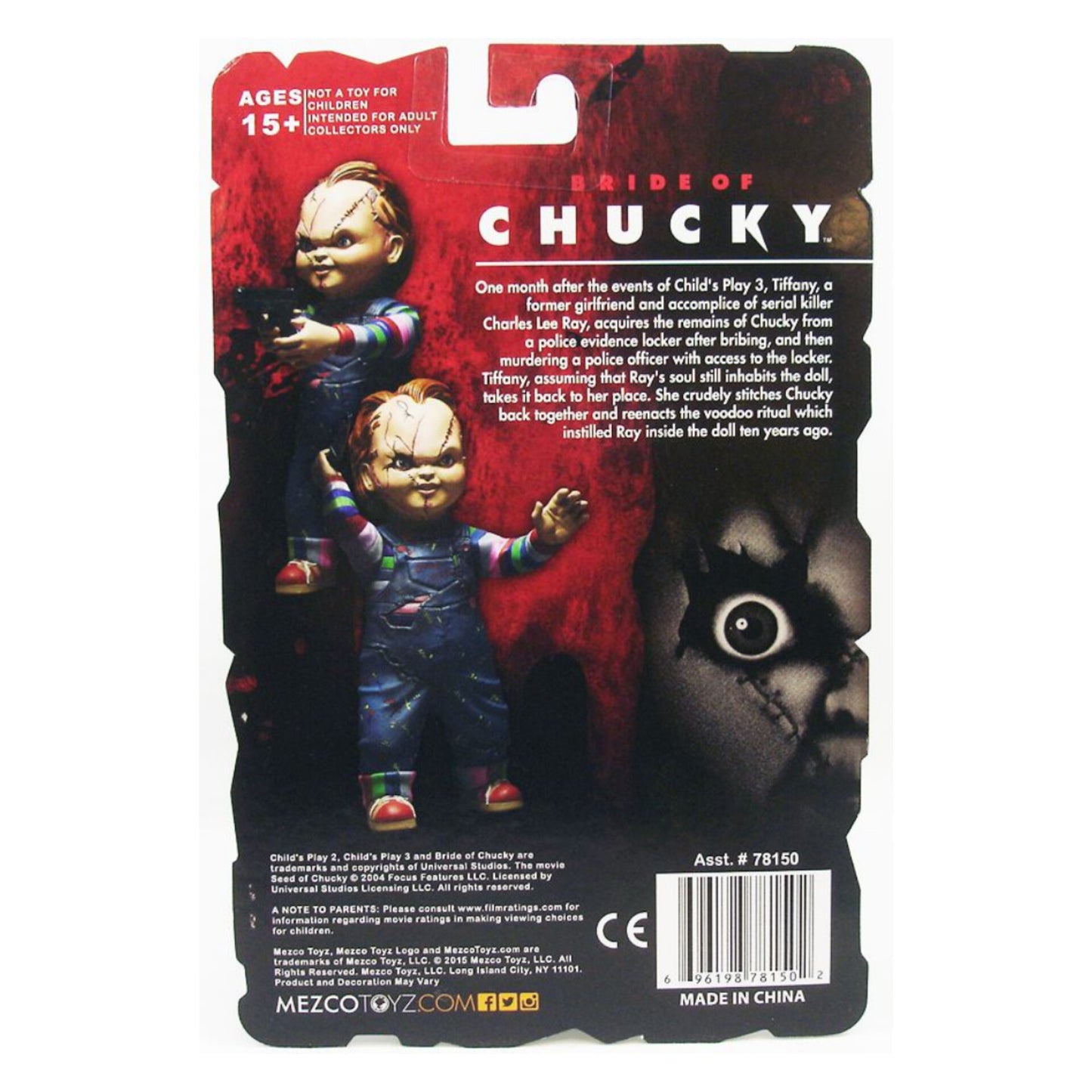 5" Bride of Chucky Chucky figure