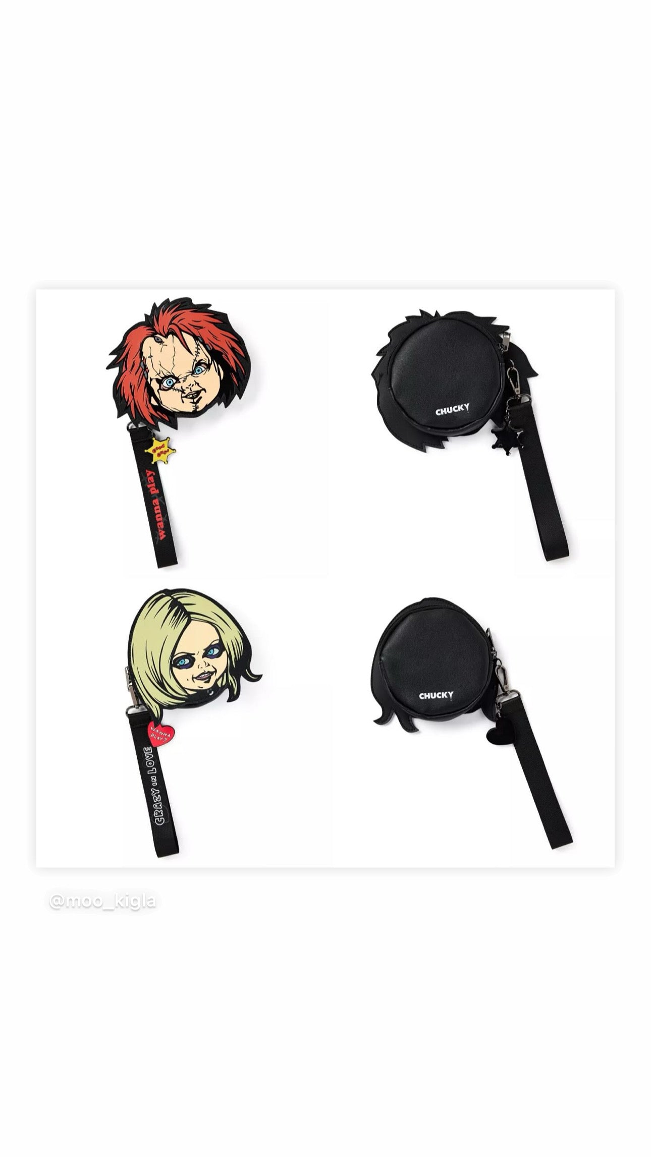 Bride of Chucky Chucky/Tiffany coins pouch