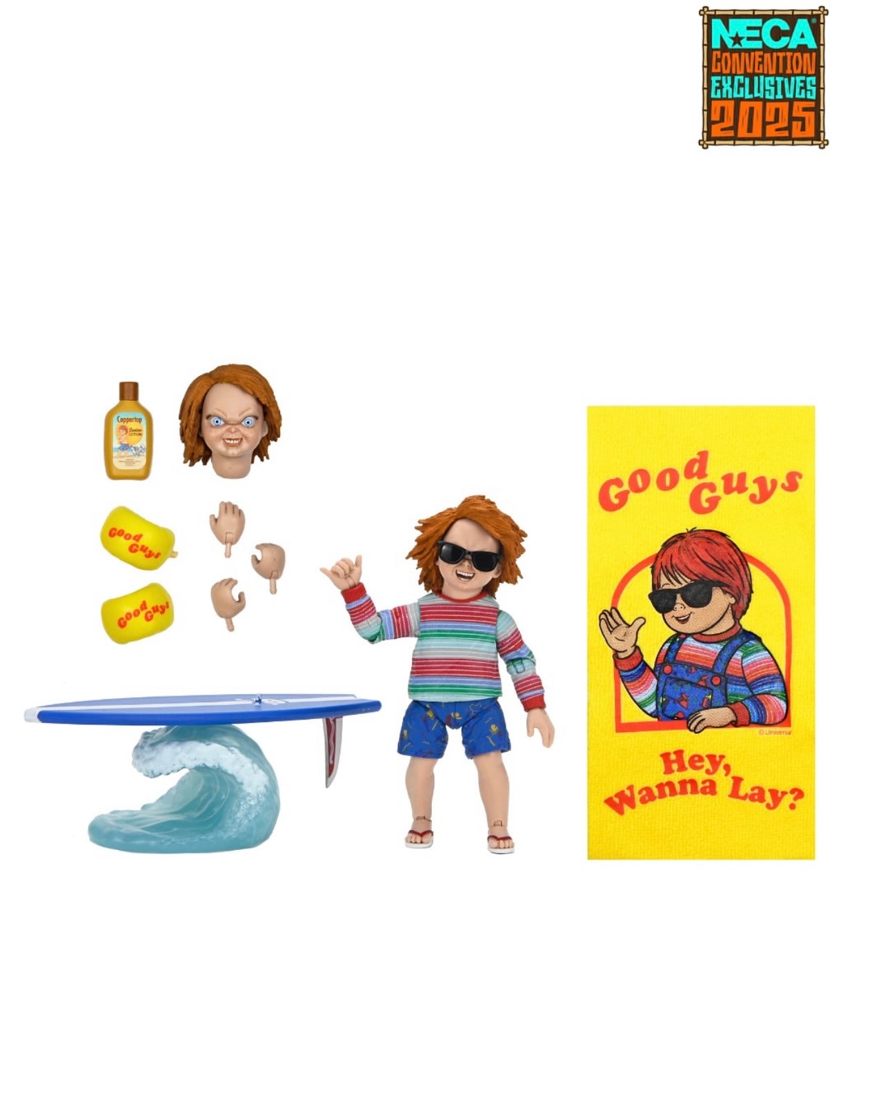 Pre-order 7” Ultimate Surf‘s Up Chucky (2025 Con Exclusive)