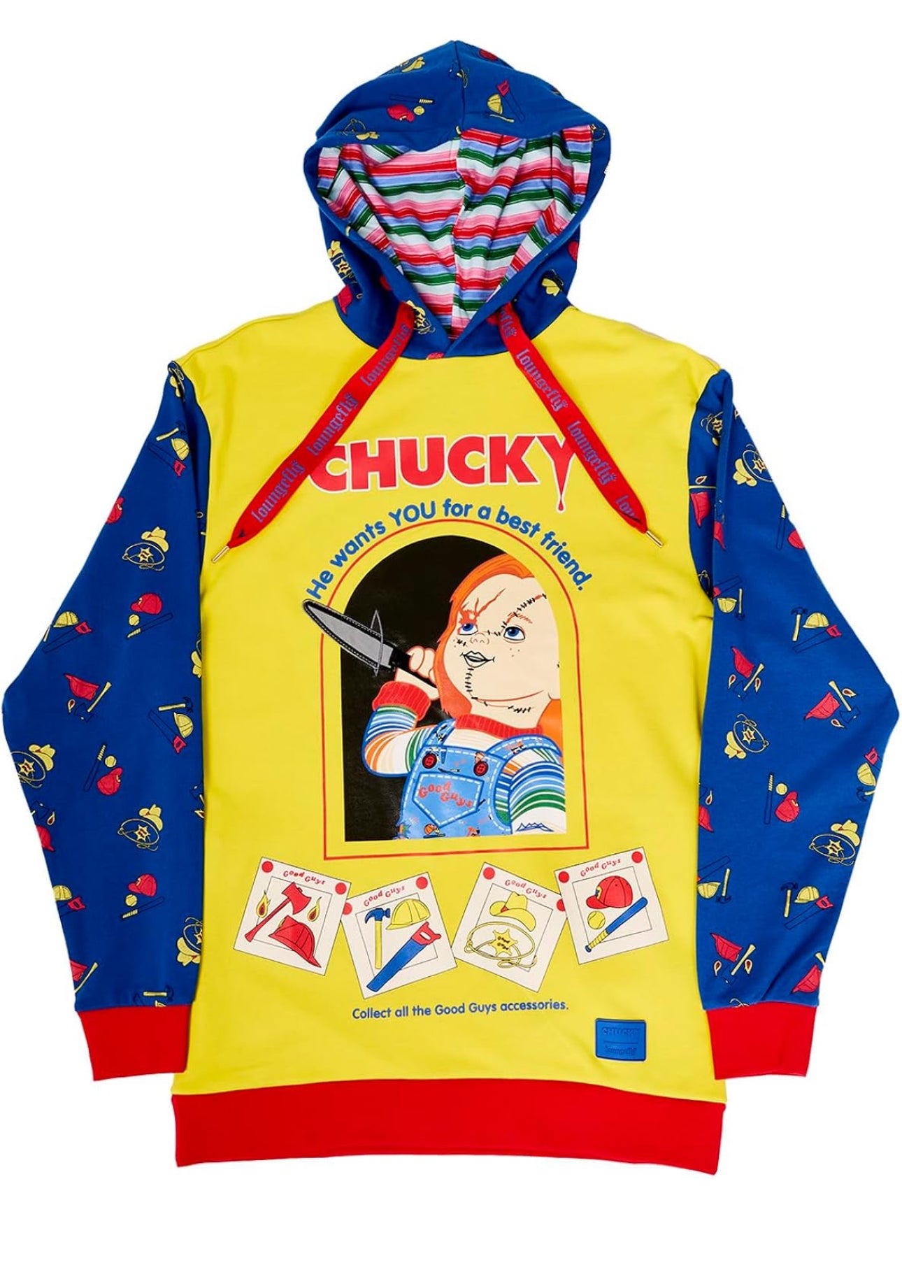 Chucky Good Guys Color Block Sweatshirt