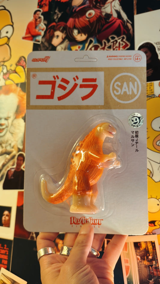 3.75“ Toho Marusan Godzilla (Orange Glow J-Tail)