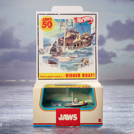 Jaws 50th Anniversary Hot Wheels Set