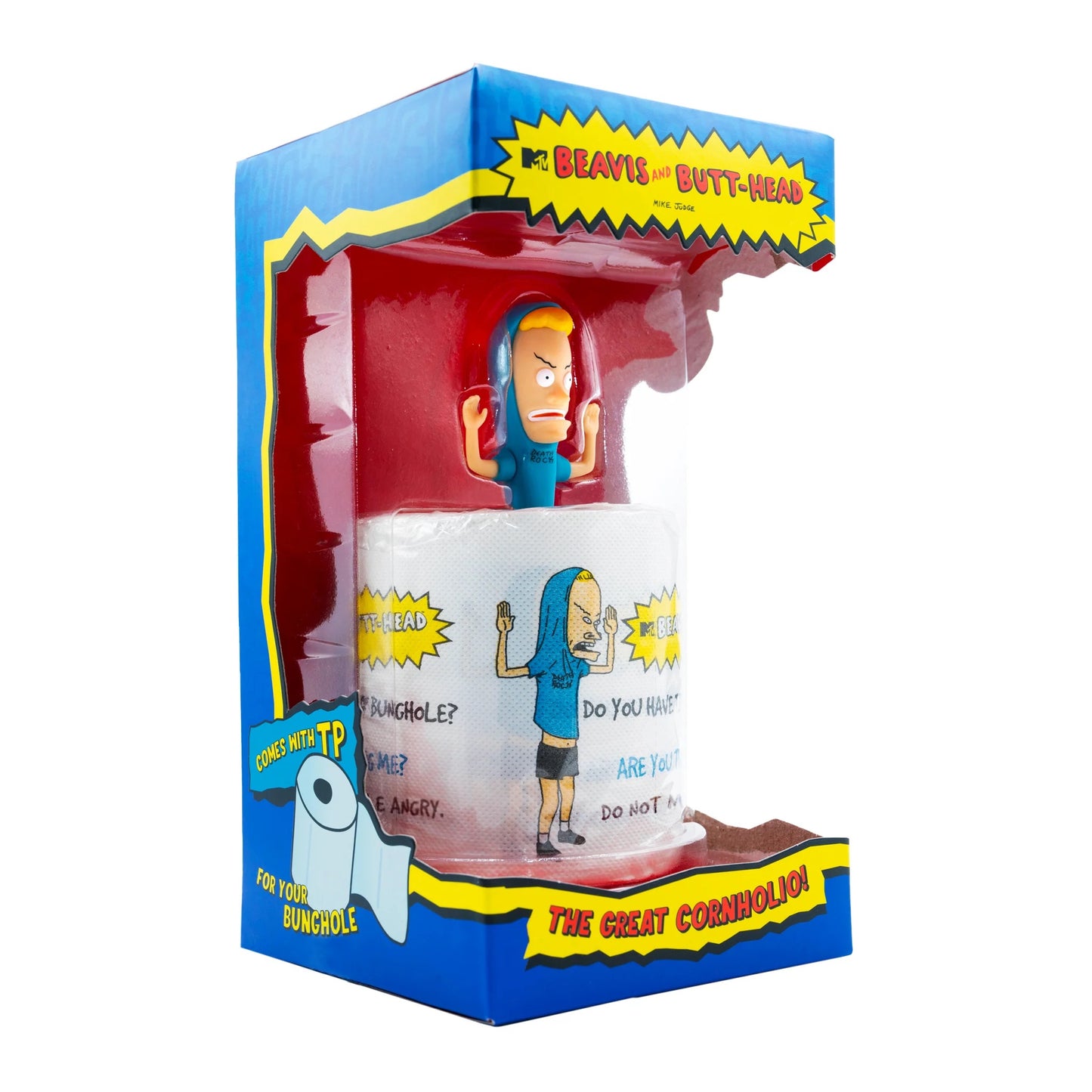 3.75" Beavis and Butt-Head Cornholio Box Set with TP(2022 SDCC Exclusive)