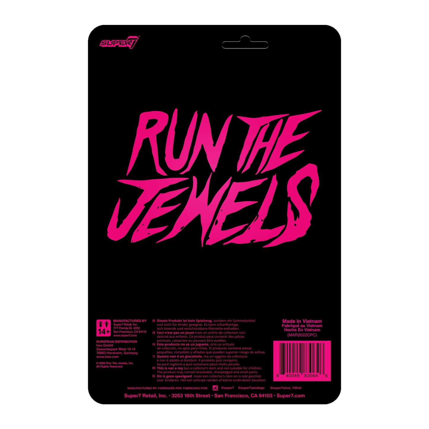3.75" Run the Jewels Dangerous Killer Mike And El-P 2-Pack