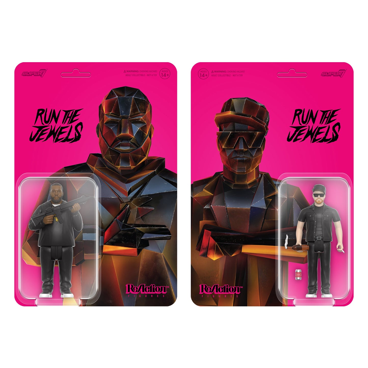 3.75" Run the Jewels Dangerous Killer Mike And El-P 2-Pack