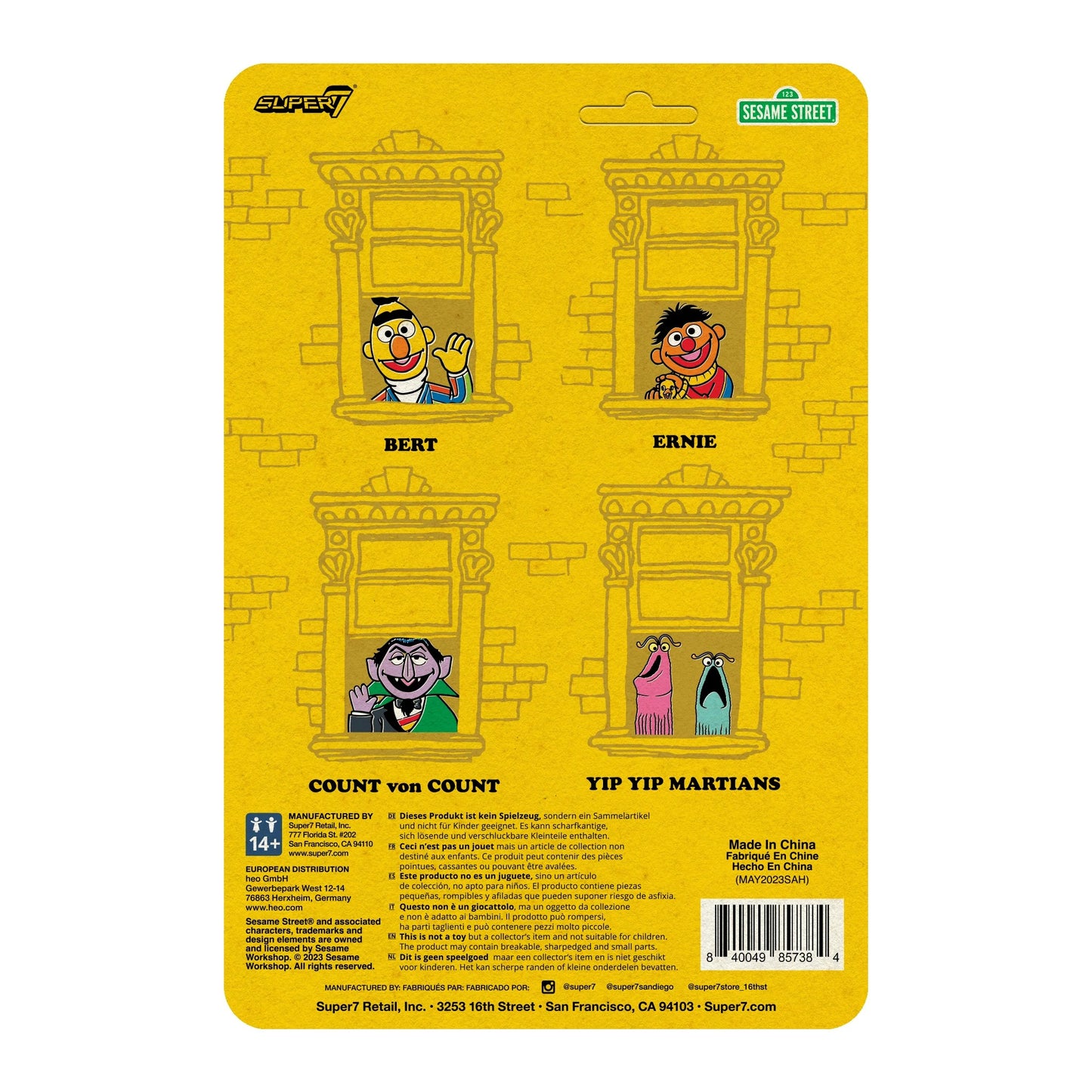 3.75“ Sesame Street Bert